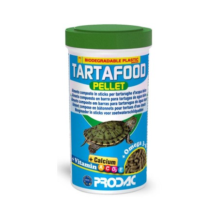 Prodac Tartafood Pellets - Alimento in Sticks per Tartarughe d'acqua Dolce