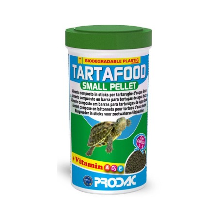 Prodac Tartafood Small Pellets - Alimento in Sticks per Piccole Tartarughe d'acqua Dolce