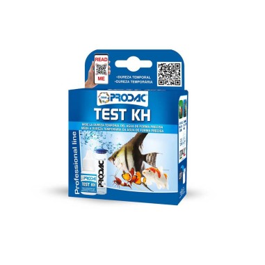 Prodac Test KH - Test per il Controllo della Durezza Carbonica in Acqua Dolce/Marino - Utile per Circa 70 Test