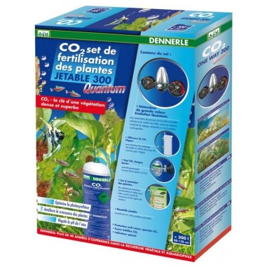Dennerle 2974 - Impianto CO2 Evolution Quantum 300 Con Bombola non Ricaricabile da 500gr per Acquari fino a 300 Litri