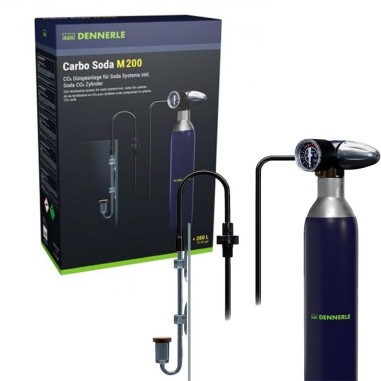 Dennerle 4026 Carbo Soda m200 - Impianto CO2 per Bombole di soda per acquari fino a 200 litri