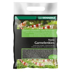 Dennerle 5913 Nano Garnelenkies Sulawesi Schwarz – Ghiaia per gamberetti - 2 kg