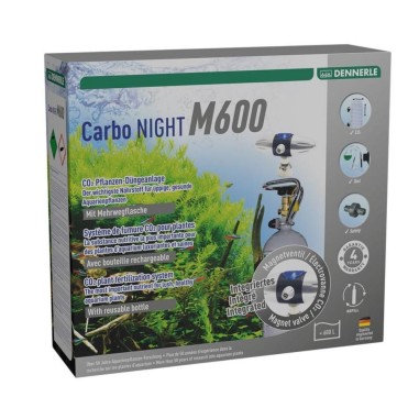 Dennerle Carbo Night M600 - Impianto CO2 con Bombola Ricaricabile da 2000gr