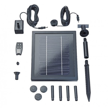 Pontec PondoSolar Control - pompa per laghetto ad energia solare con batteria ricaricabile Pontec PondoSolar Control - pompa per laghetto ad energia solare con batteria ricaricabile