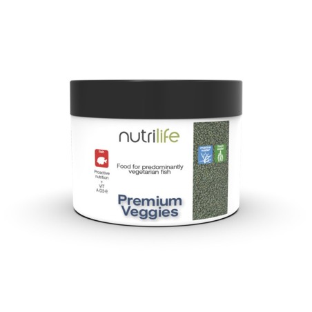 OceanLife Premium Veggies - alimento in pellet a base di alghe per rafforzare il sistema immunitario