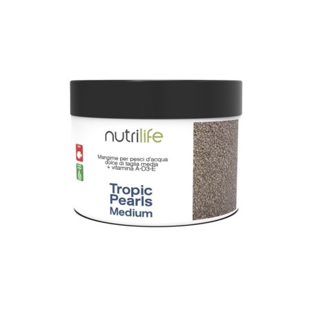 OceanLife Tropic Pearls Medium - mangime proteico per pesci d'acqua dolce granulometria 1,0-1,7mm