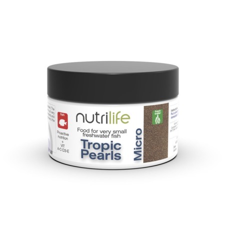 OceanLife Tropic Pearls Micro 100ml/55gr - mangime in micropellet per rafforzare il sistema immunitario in pesci d'acqua dolce