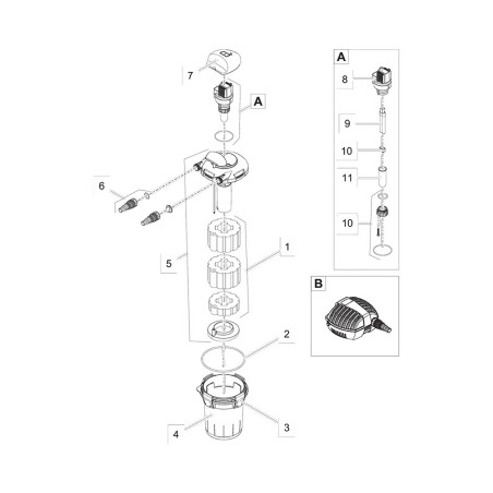 Oase BioPress Set - kit filtro con UV e pompa per laghetti Oase BioPress Set - kit filtro con UV e pompa per laghetti