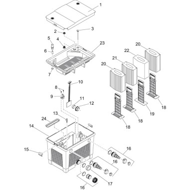 Oase BioSmart Set - kit filtro biologico con UV e pompa per laghetti