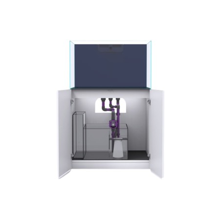 Nyos Opus 300 cm90x55x53h - acquario in extrachiaro completo di mobile e sump Nyos Opus 300 cm90x55x53h - acquario in extrachiaro completo di mobile e sump