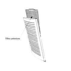 Hailea Ricambio Filtro Aria Antipolvere per Refrigeratore Modello HC300A ( Griglia Anteriore Esclusa )