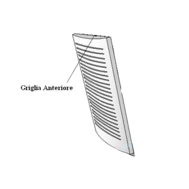 Hailea Ricambio Griglia Anteriore per Refrigeratore Modello HC300A ( Escluso Filtro Aria Antipolvere )