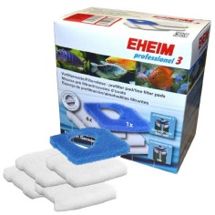 EHEIM 2616710 Ricambio Spugne per Filtri Professionel III 2071/2073/2074/2075 (quattro bianche una blue)