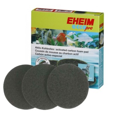 EHEIM 2628310 Ricambio spugne/cartucce carbone per Ecco 2232/34-36 pz3