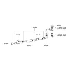 EHEIM 4005310 set di mandata per tubi 16/22 2