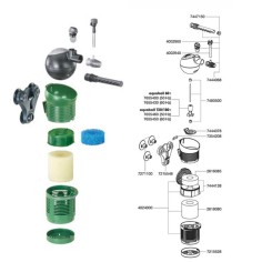 Eheim Aquaball Filtro Interno Modulare Completo di Pompa Regolabile, Sistema Venturi e Spray Bar 2