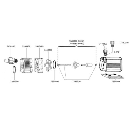 Eheim Pompa - Pompa centrifuga multiuso ad alte prestazioni per uso sommerso