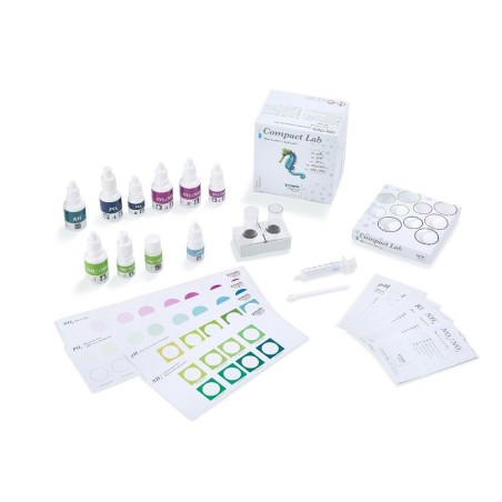 Tropic Marin Compact Lab Test - Set per la misurazione di pH, KH, PO4, NO2, NO3, NH4 in Acqua Dolce e Marina Tropic Marin Compact Lab Test - Set per la misurazione di pH, KH, PO4, NO2, NO3, NH4 in Acqua Dolce e Marina