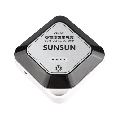 SunSun CP-201 - aeratore AC/DC con batteria integrata 5L/min