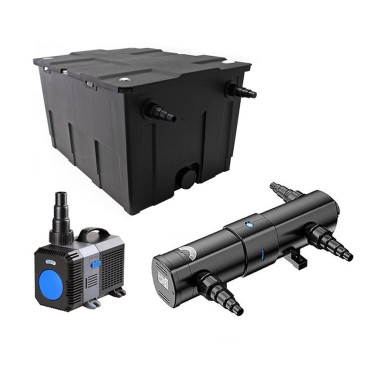 SunSun Kit ECO CBF fino a 10000 litri con filtro biologico, pompa risparmio energetico e UV-C