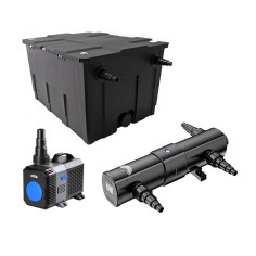 SunSun Kit ECO CBF fino a 12000 litri con filtro biologico, pompa risparmio energetico e UV-C