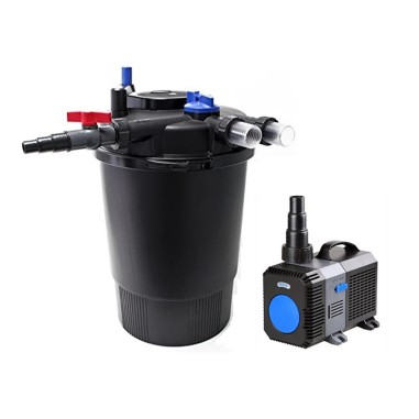 SunSun Kit ECO CPF fino a 30000 litri con filtro pressurizzato, UV-C e pompa a risparmio energetico