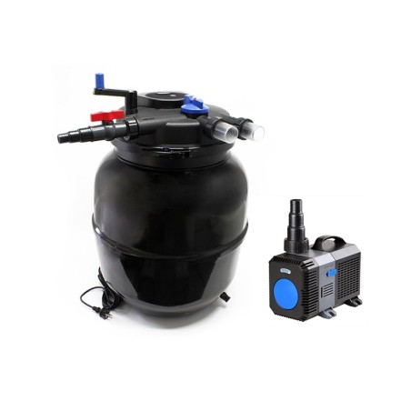 SunSun Kit ECO CPF fino a 50000 litri con filtro pressurizzato, UV-C e pompa a risparmio energetico