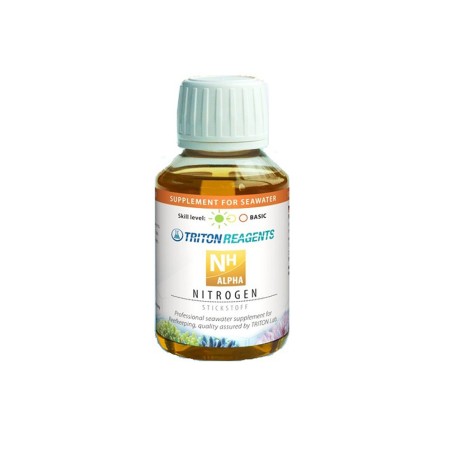 Triton Reagents NH Alpha Nitrogen 100ml - Integratore di Azoto Liquido per Acquari Marini