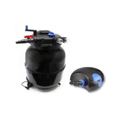 SunSun Kit PRO CPF per laghetti fino a 40000 litri con filtro pressurizzato, UV-C integrato e pompa di risalita professionale