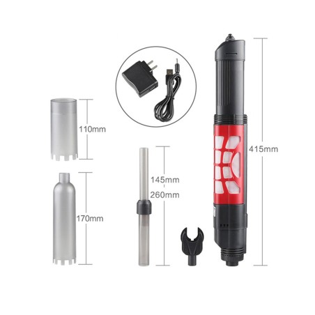SunSun HXS-01D - aspirarifiuti ricaricabile per pulizia e cambi d'acqua