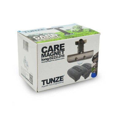 Tunze 0222.015 Care Magnet Long - spazzola magnetica galleggiante per vetri da 10 a 15 mm