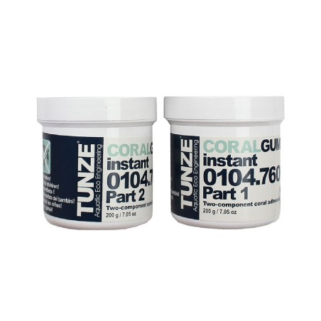 Tunze 104.760 Coral Gum Instant barattolo 400g - Colla bicomponente