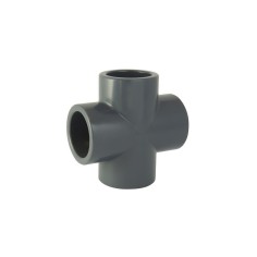 PVC Raccordo a croce ad incolaggio femmina - diametro 50