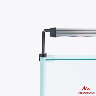Twinstar Strideways SADO kit 30P - vasca in extrachiaro cm30x18x24h con plafoniera LED per acqua dolce