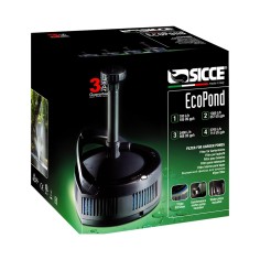 Sicce Ecopond 2 - Filtro Interno per Laghetti Portata 1350L/H Prevalenza 160cm Cavo 10 Metri 2