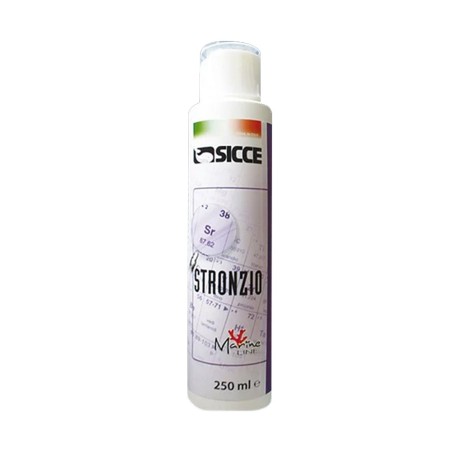 Sicce Stronzio Liquido 250ml - integratore di stronzio concentrato per acquari marini