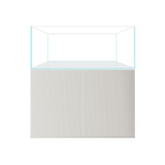 Blau Aquaristic Set Gran Cubic Experience 122x50x50h Colore Bianco con supporto