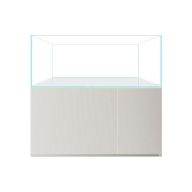 Blau Aquaristic Set Gran Cubic Experience 152x60x60h Colore Bianco con supporto