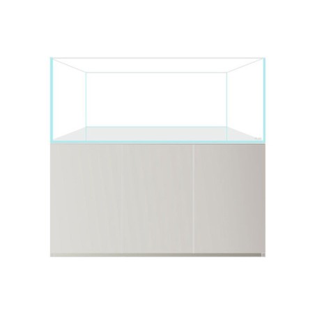 Blau Aquaristic Set Gran Cubic Experience 152x60x60h Colore Bianco con supporto