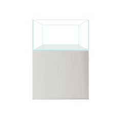 Blau Aquaristic Set Gran Cubic Experience 92x50x50h Colore Bianco con supporto