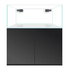 Blau Aquaristic Set Marine Gran Cubic Experience 152x60 Colore Nero (Aquario+Supporto+Anta+Sump+Internal Overflow+Vortex+Tubo)