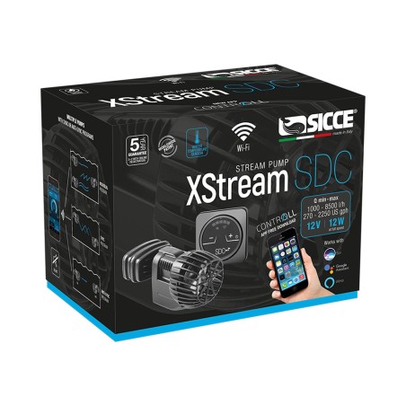 Sicce Xstream SDC - pompa di movimento elettronica 1000-8500 l/h programmabile tramite App Sicce Xstream SDC - pompa di movimento elettronica 1000-8500 l/h programmabile tramite App