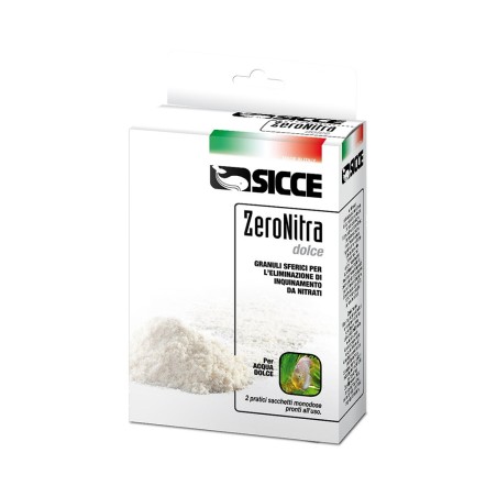 Sicce ZeroNitra Dolce 2x70gr - resina per l' eliminazione dei nitrati in acqua dolce
