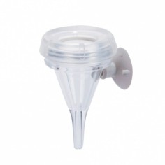 Ista 2 in 1 CO2 Diffuser - diffusore-contabolle conico di co2 in acrilico con attacco a ventosa e fermatubo 2