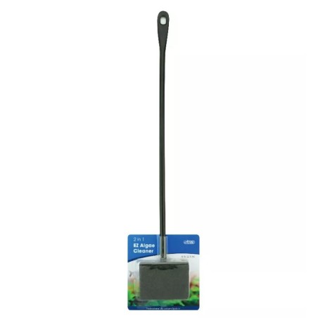 Ista 2 in 1 EZ Algae Cleaner - spugna abrasiva con raschietto in plastica integrato manico 44cm