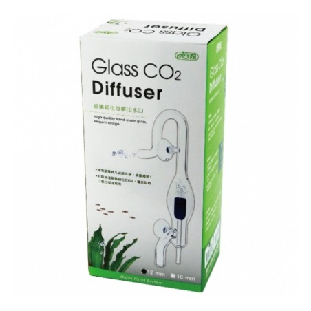 Ista Glass CO2 Diffuser 12/16mm - set mandata in vetro con micronizzatore incorporato per filtri esterni