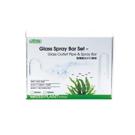 Ista Glass Inflow and Outflow Pipe Set - Set di Mandata e Aspirazione in Vetro