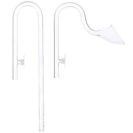 Ista Glass Inflow and Outflow Pipe Set - Set di Mandata e Aspirazione in Vetro Ista Glass Inflow and Outflow Pipe Set - Set di Mandata e Aspirazione in Vetro