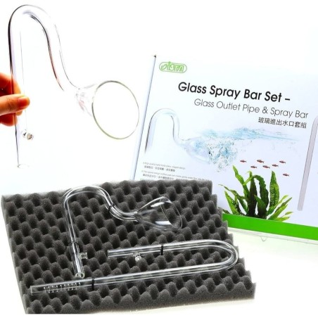 Ista Glass Inflow and Outflow Pipe Set - Set di Mandata e Aspirazione in Vetro Ista Glass Inflow and Outflow Pipe Set - Set di Mandata e Aspirazione in Vetro
