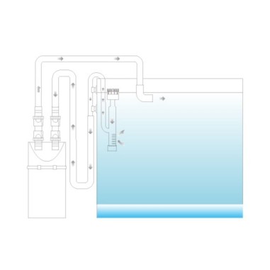 Ista Glass Surface Skimmer - Skimmer di Superficie in Vetro per Filtri Esterni